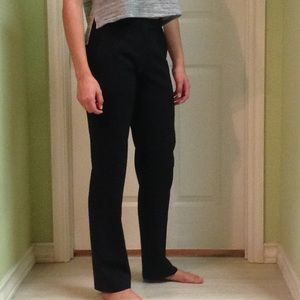 Theory wool blend black pants